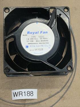 T8550 Royal Fan T855c Type 200 Vac 50/60hz 12/10w All Metal Fast Shipping From Usa