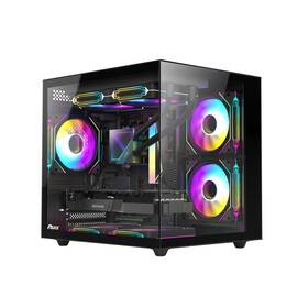 Ov502 Ruix 977601560056 M-atx Mini-tower Pc Case Pre-installed 3 X 120mm Prism Argb Pwm F