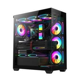 Ruix 977601560209 Ov603 Atx Mid-tower Pc Case Spacious High-airflow Gaming With 4 X