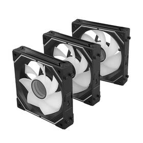 Ruix 977601560315 J1 120mm Argb Pwm Case Fan 3-pack Tool-free Snap-on Design Quiet