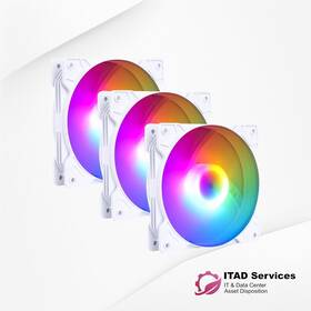 Bl3in1 Sama Argb Fan Kit Pc Case Fans With Hub 120mm