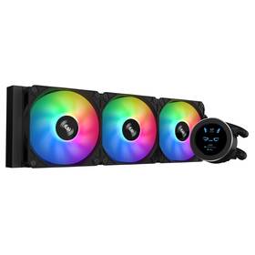 Sm360ld Sama Sm360 Black Adjustable Liquid Cooler Lcd Display Screen With 3x120mm Add