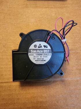 109bm24ha2-2 Sanyo Denki 109bm24ha2 Dc12v 0.42a Turbo Blower Cooling Fan For Wolf Cooktop Used