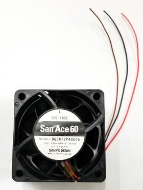 9g0612p4s005 Sanyo Denki San Ace 60mm X 25mm 12v Dc Cooling Fan 49.4 Cfm