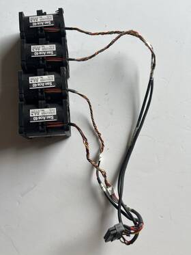 9ga0412s302 Sanyo Denki 4x San Ace 40 Fans With Harness 12v 0.40a Tested