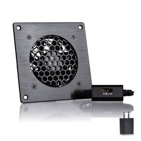 Scccf 744933534675 Usb Cabinet 80mm Fan Quiet Cooling System 4 With Speed Control For Home The