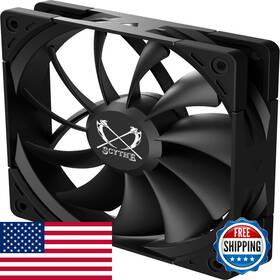 Scythe B0brs386mv Kaze Flex Ii 120 Pwn 120mm X 25mm Air Flow Optimized Quiet Operating