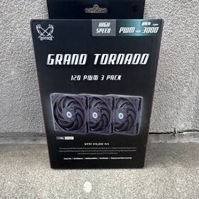 Scythe Gt1225fd30x3-p Grand Tornado 120mm Pwm 4-pin Case Fan 3-pack 3000rpm 73.4 Cfm