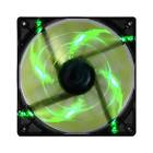 Shark120mmgreen Aerocool Shark Green Led Case Fan 841269043106