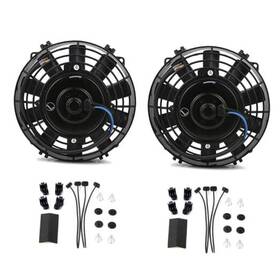 Shenghui Xj5801x2-a-zus New Universal 8-inch 12v 80w Slim Electric Radiator Cooling Fan With 10 2 Pack