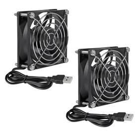 13675st-1 Shutao 2pcs Usb Fan Dc 5v 8025 80mm Cooling 80x80x25mm