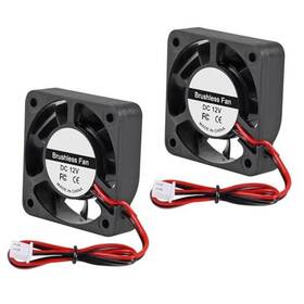 13678st-1 Shutao 2pcs 4010 12v Dual Ball Fan Xh2.54-2pin 40mm 1.57in Cooler Dc