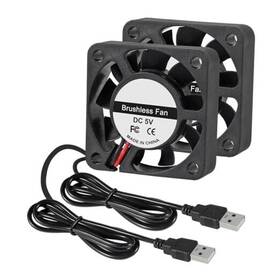 13907st-1 Shutao 2pcs Dual Ball Usb Cooler 40mm Fan Dc 5v Brushless Cooling 40x40x10mm