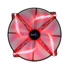 Silentmaster200mmredledfan Aerocool Silent Master Red Led Case Fan 841269043007
