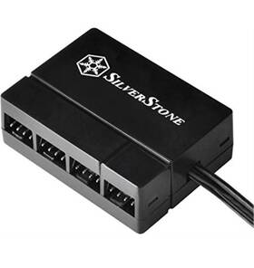 Cpf04 Silverstone 589657250762 Pwm Fan Hub System Cables Black