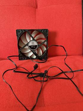 Apa1225h12 Silverstone Airblazer 120mm Rgb Pwm Black Hydraulic Bearing Fan