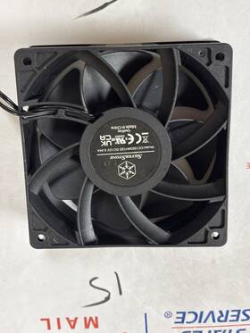 Cc12032h12d Silverstone Cc12038h12d 120mm Pwm Black Server Fan Anti Vibration Pads 1200 Rpm
