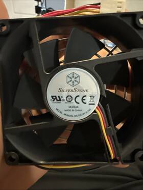 Mh8025l Silverstone 2 X Computer Cooling Case Fan 12v Dc 0.14a 3-pin 80x80x25mm