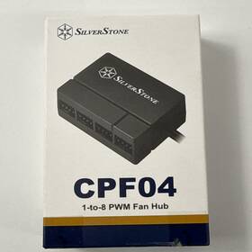 Sstcpf04us Silverstone Technology 844761017507 8port Pwm Fan Hub/splitter For 4pin And 3pin Fans In Black