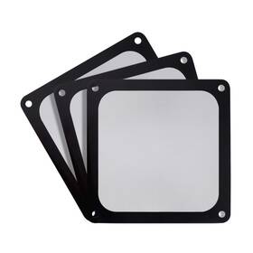 Silverstone Technology 844761019204 Sst-ff143b-3pk 140mm Ultra Fine Fan Filter With Magnet Cooling Compatible Wit