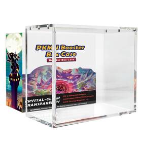 Simpflow 792671616245 Booster Box Acrylic Case - 8mm 5mm Ultra Thick Rounded Edges