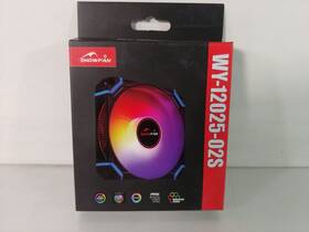 Wy-12025-02s Snowfan Lot Of 10 New 120 Mm Computer Case Rgb Fan Cooling Gray