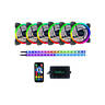 Sp612l2s-rgb Apevia Spectra Silent Dual Ring Addressable Rgb Color 837344006401