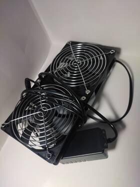 Gad4122a Speed Gdstime Dual 120mm Fans Dc 12v With Ac 110v-240v Control
