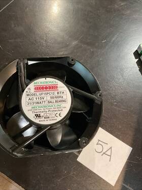 Uf15pc12-bth Speed Uf15pc12bth Lot Of 2 Mechatronics 172x150x51mm 120 Volt High Ac Fan
