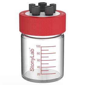 3-electr Stonylab 840371317082 100 Ml Super-sealed Single Electrolytic Cell With Gas Port
