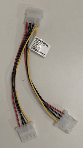 Cbl-0234l Supermicro Y-splitter Internal Power Cord Cable