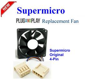 Fan-0143l4 Supermicro 1x Quiet Replacement 4pin Fan For