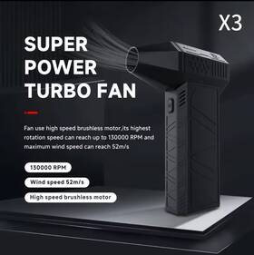 Supreme-goodsoutlet 313098027041 New Mini Turbo Violent Fan X3