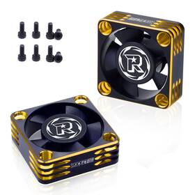 Surpass Hobby Usa 768365211836 2pack Rc Cooling Fan 30mm 28000rpm 8.4v Aluminum Esc Heatsink For Car 1/8