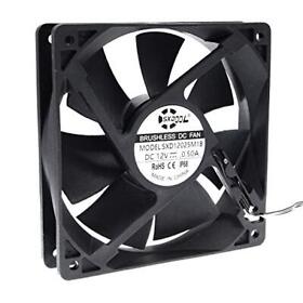 Sxdool 120mm 12v Waterproof Pc Cooling Fan120x120x25mm Dual Ball Bearing