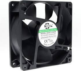 Sxdool 313114938979 Ec Motor Cooling Fan 120mm 38mm Ac 110v 115v 120v 220v 240v Dual