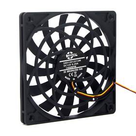 Sxdool 794497908726 120mm Slim Fan 120x12mm Thickness Dc 12v With 3-pin For Computer Pc Case Quie