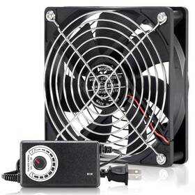 Sxdool 794497909013 120mm 110v 115v 120v Ac Powered Fan With Speed Controller Dc 3v To 12v For R
