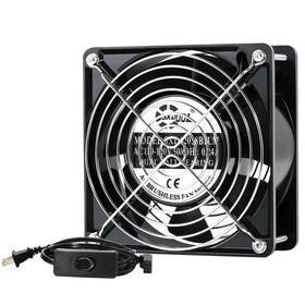 Sxdool 794497909037 12cm Axial Cooling Fan Ac 115v/120v 120x38mm High Cfm Ventilation Diy