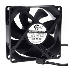 Sxdool 794497909075 80mm Dc 12v Waterproof Cooling Fan80x80x25mm High Speed Cfmfor Computer