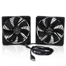 Sxd12025dualfan Sxdool Dual 120mm Dc 5v Usb Computer Cooling Fan With Speed Controller Ventilator
