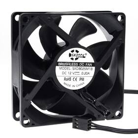Sxd8025m1b Sxdool 80mm Dc 12v Waterproof Cooling Fan 80x80x25mm High Speed Cfm For Computer Chassi