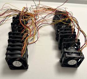 Mw-510h-12c T&t 50 Mm Cooling Fans - 12 V Dc 9 Cfm 27 Db Mw-5 28 Pieces 99 Cents Each