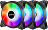 T3cf3-3-usa Uphere Quiet Edition Rainbow Led Effect Case Fan 705353042430