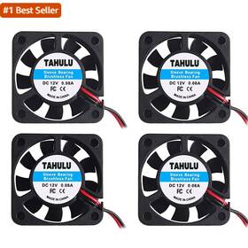 40x40x Tahulu 313114114120 4pcs 3d Printer Fan 12v 40mm 12 Volt 0.08a Dc Mini Quiet Cooling