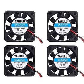Tahulu 744348779975 4pcs 12v 40mm Mini Quiet Cooling Fans For 3d Printer And Small Appliances