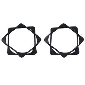 30176-arfgs120-4 Taodan 4pcs 120mm Black Antivibration Rubber Fan Gasket Shock Absorption Pad For Com