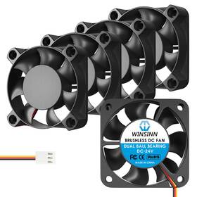 401024db3p Technology Ltd 40mm 24v Fan - Dual Ball Bearing 5000 Rpm 4010 Cooling Replacement For 3d Pr