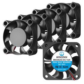 Fan401024vb Technology Ltd 40mm 24v Fan - Dual Ball Bearing 5000 Rpm 4010 Cooling For 3d Printer Ender
