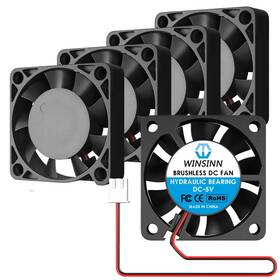 Fan40105v Technology Ltd 40mm Brushless 5v Cooling Fan 5000 Rpm Hydraulic Bearing 5-pack